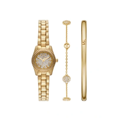 Afbeelding van Michael Kors Dames horloge goudkleurig met band