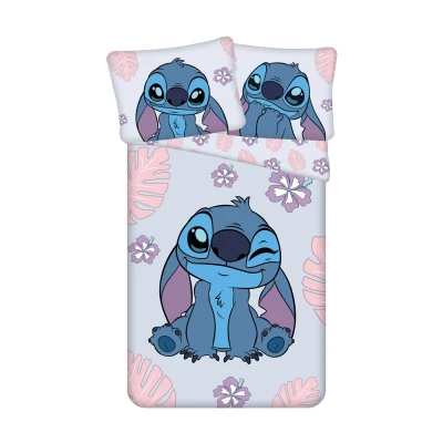 Afbeelding van Lilo en Stitch dekbedovertrek Cute 140 x 200 cm 70 90 katoen