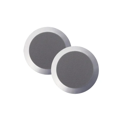 Afbeelding van Twist speaker set in het mat chroom, (135 x 43 mm) 45 WATT