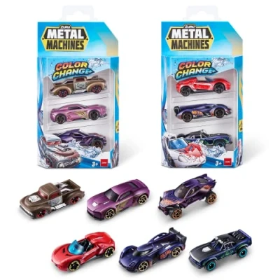 Afbeelding van Zuru Metal Machines 67116 Color Change Car Series 4, (6 verpakkingen), stijlen kunnen variëren van raceauto&#039;s, speelgoedauto, kleurverandering