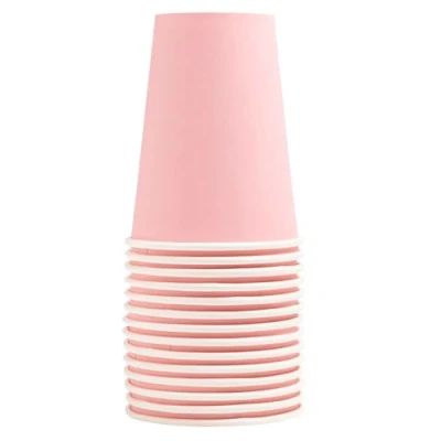 Image de Pronappe Tasse Taille 7 cm diameter 200 ml jetable rose (pack de 15)