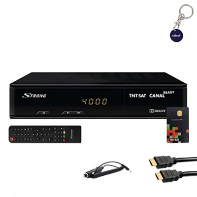 Afbeelding van Ontvanger Strong SRT 7404 HD + Viaccess DTSAT kaart HDMi kabel 12 V