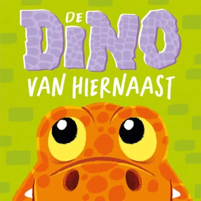 Afbeelding van Uitgeverij rebo kartonboek de dino van hiernaast