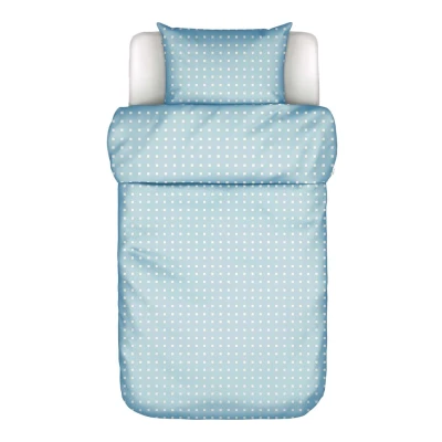 Afbeelding van MARC O&#039;POLO Iben Dekbedovertrek Aquamarine Eenpersoons 140x200/220 cm