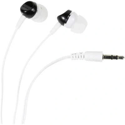 Afbeelding van Vivanco SR 3 BLACK In Ear oordopjes Kabel Wit, Zwart