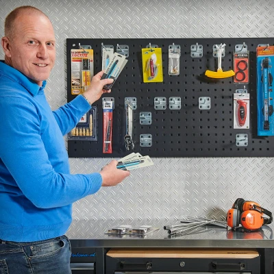 Afbeelding van Basis set haken voor gereedschapsbord 15 cm