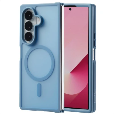 Afbeelding van imoshion Color Guard Backcover met MagSafe voor de Samsung Galaxy Fold 7 Lichtblauw