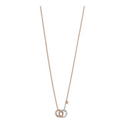 Afbeelding van Emporio Armani dames Sentimental ketting met kristal EGS3004221 in de kleur Roségoud