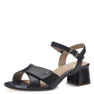 Afbeelding van Tamaris Sandalen, Dames, Maat: 37, Black nappa Leer