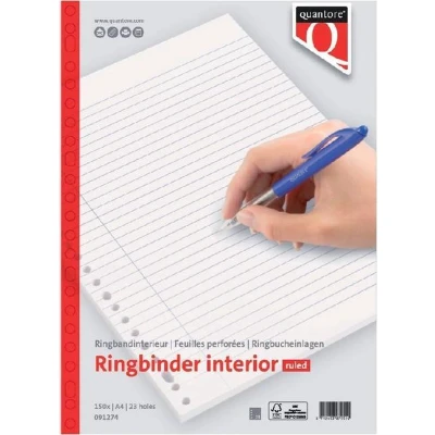 Afbeelding van Interieur Quantore A4 23 rings lijn 150vel