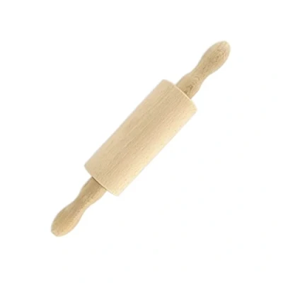 Afbeelding van Fackelmann 521146 Kleine houten deegroller, rol, bakgerei, hout, 23,5 x 4,5 cm