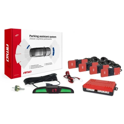 Afbeelding van AMiO 02285 Parkeerassistent Met boor voor en achter sensor, montagehandleiding 4