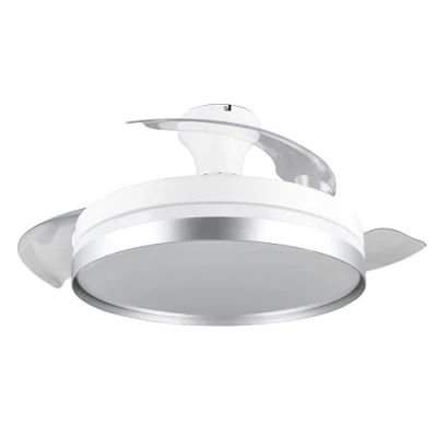 Afbeelding van REALITY LINDBERG Ventilator Titanium incl. 1x SMD 35W Licht apart schakelbaar Afstandsbediening Geintegreerde dimmer Traploos instelbare lichtkleur Niet externe dimmerbaar Geheugenfunctie Zomer en wintermodus 6 snelheidsniveaus