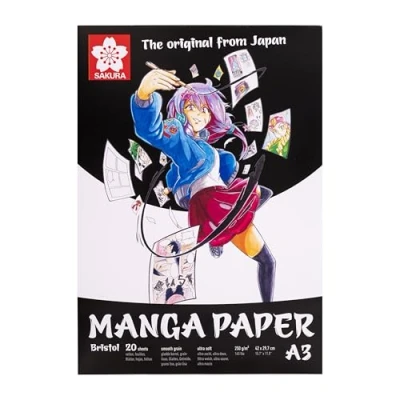 Afbeelding van Manga Papier Wit A3 250 gram Sakura 20 vel