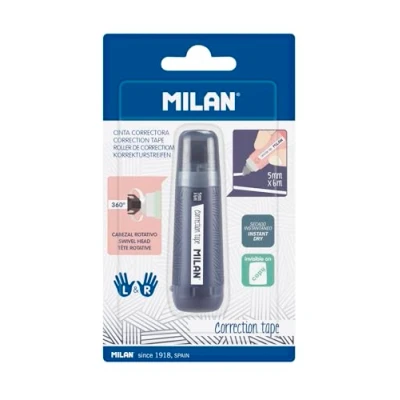 Afbeelding van MILAN Blister correctietape cilindrische 5 mm x 6 m serie 1918