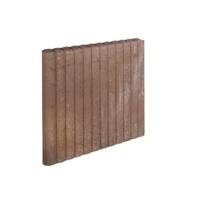 Afbeelding van 3 stuks! Mini palissadeband bruin 6x60x50 cm Gardenlux