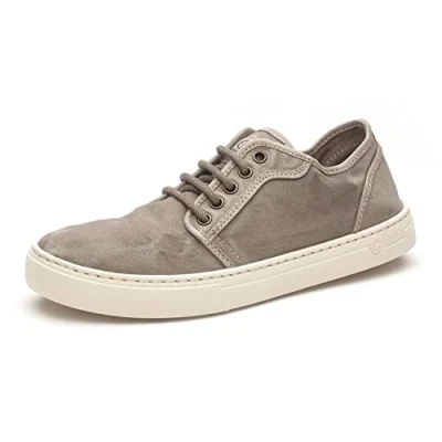 Afbeelding van Natural World Eco 6602E herenschoenen 100% milieuvriendelijk, grijs.