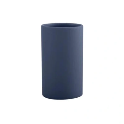 Afbeelding van Spirella Tandenborstelbeker keramiek 7 x 11,5 cm mat blauw
