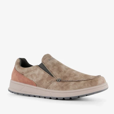 Afbeelding van Bugatti heren instappers taupe Bruin Maat 44