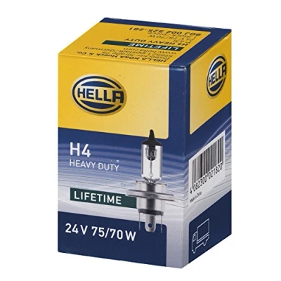 Afbeelding van HELLA 8GJ 002 525 281 Halogeen Lamp H4 24V 75/70W Fitting/voet type: P43t 38