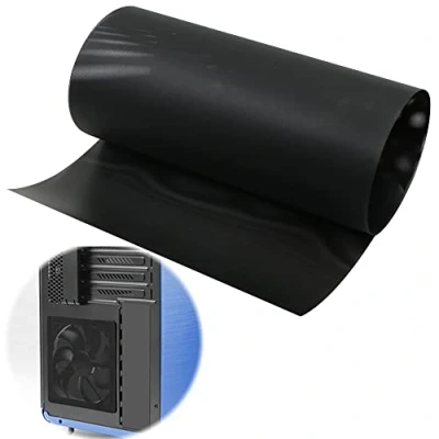 Afbeelding van duozoanz Stoffilter Cover Computer Fan 29 * 100 cm voor Bescherming Rooster Stofdichte Koeler, Zwart