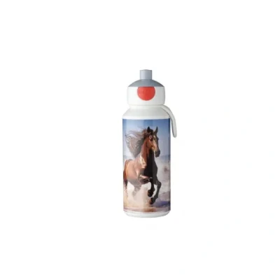 Afbeelding van Mepal Pop Up Campus Drinkfles 400 Ml Wild Horse Print Lunchboxen &amp; Bekers