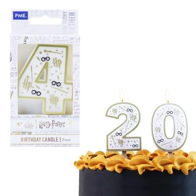 Image de PME Harry Potter Bougie d&#039;anniversaire numéro 4