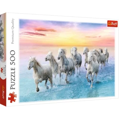 Afbeelding van Puzzel Galloping white horses 5900511372892