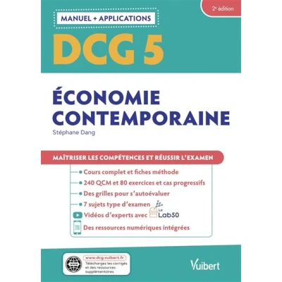 Image de DCG 5 Économie contemporaine : Manuel et Applications
