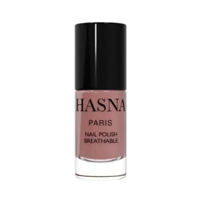 Afbeelding van Hasna Paris Nagellak Halal milieuvriendelijk glanzend en duurzaam eenvoudig te gebruiken 6 ml (Rozenhout)