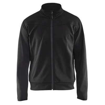 Image de Sweat zippé noir/gris foncé