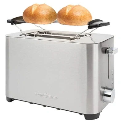 Afbeelding van Profi Cook PC TA 1251 Broodrooster Met broodrekje RVS