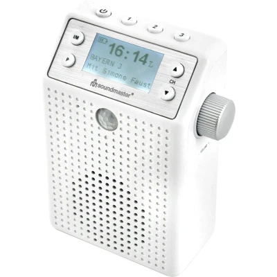 Afbeelding van Soundmaster Dab60we Dab+ Fm Socket Radio Met Bewegingsdetector En Ingebouwde Oplaadbare Accu Bluetooth
