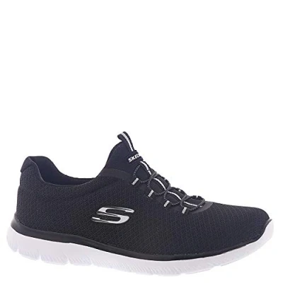 Image de Skechers Summits Femme Sneaker modern, Noir et Blanc, 38 EU