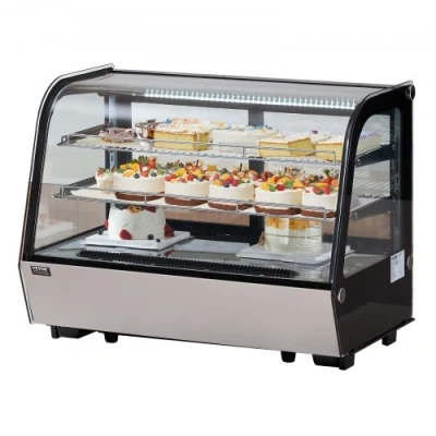 Image de VEVOR Vitrine Réfrigérée pour Pâtisserie Boulangerie Gâteaux 146 L 2 Niveaux