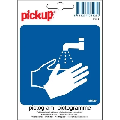 Afbeelding van Pickup Pictogram 10 x CM Handen Wassen Verplicht