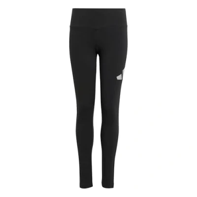 Afbeelding van adidas Performance Junior Unisex Legging black/silvercoloured voor kinderen, Maat: 170, Black/silver coloured