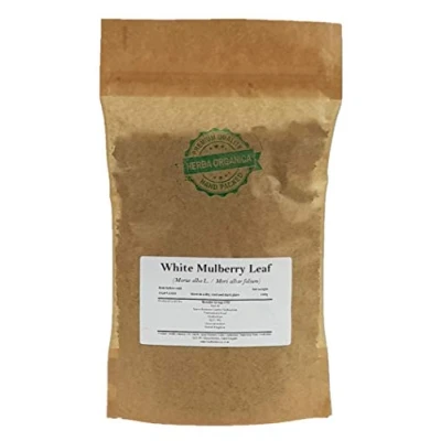 Afbeelding van Moerbeiboom, wit, blad/Morus Alba L/White Mulberry Leaf / Herba Organica (100 g)