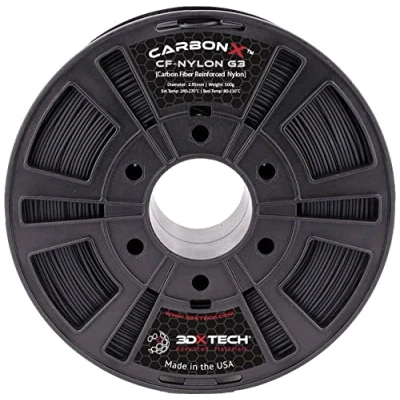 Afbeelding van 3D Xtech NYL3030500BK0 CarbonX CF Polyamid PA6 Filament PA (polyamide) Chemisch bestendig 2.85 mm 500 g Zwart 1 stuk(s)