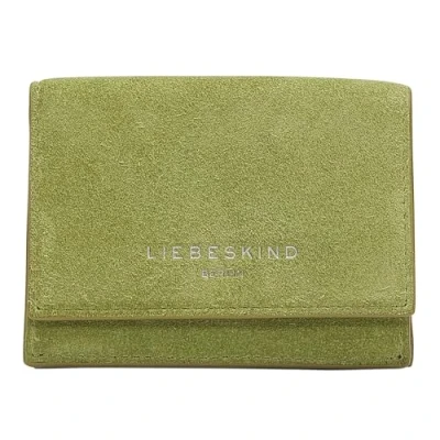 Afbeelding van LIEBESKIND BERLIN Portemonnee Mica Promo Suede Wallet Thyme Groene