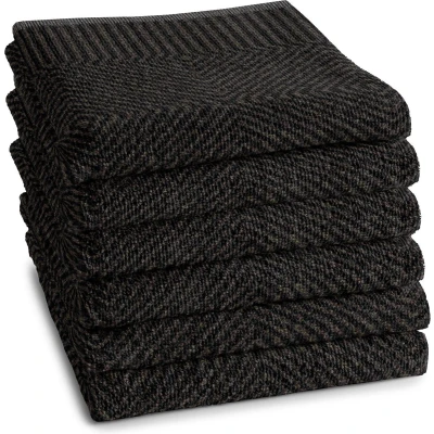 Afbeelding van DDDDD keukendoek Cisis 50x55cm Ebony 6 stuks