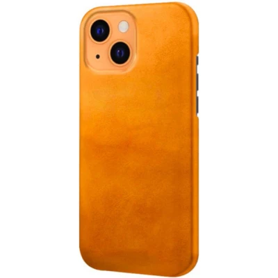 Afbeelding van Casecentive Leren Back case iPhone 14 Plus tan