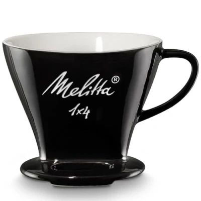 Afbeelding van Melitta 224425 porseleinen filter, zwart
