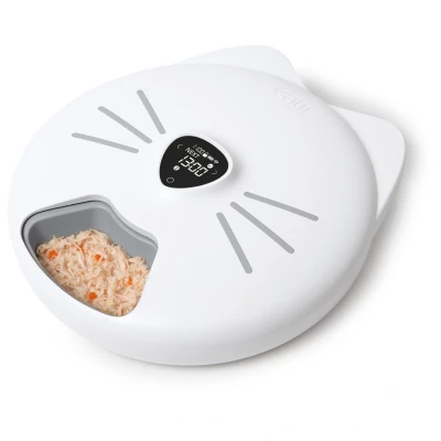 Afbeelding van Catit Pixie Smart Feeder 6 Maaltijden Voederautomaat 34x37 cm Wit