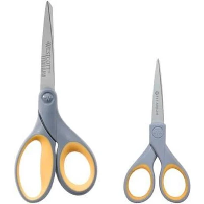 Afbeelding van Schaar Westcott titanium supe softgrip set van 2st. (13 en
