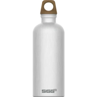 Afbeelding van Sigg Traveller MyPlanet Path Plain drinkfles, klimaatneutrale en lekvrije vederlichte aluminium drinkfles Made in Switzerland,0,6L