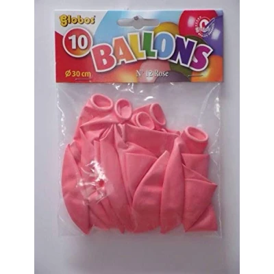 Afbeelding van 10 roze ballonnen in zak