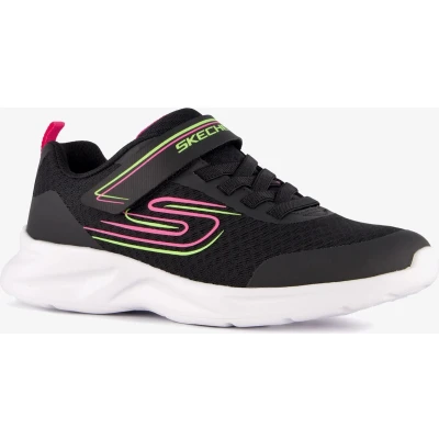 Afbeelding van Skechers Dynamatic kinder sneakers Zwart Uitneembare zool Maat 31