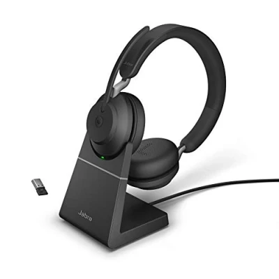 Afbeelding van Jabra Evolve2 65 Link380a MS Stereo Stand Black