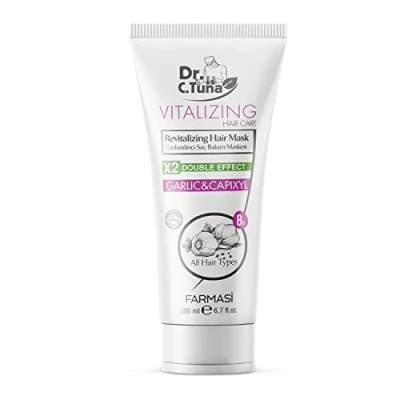 Afbeelding van Farmasi Dr C Tuna Revitalizing Hair Mask Knoflook &amp; Capixyl 200 ml